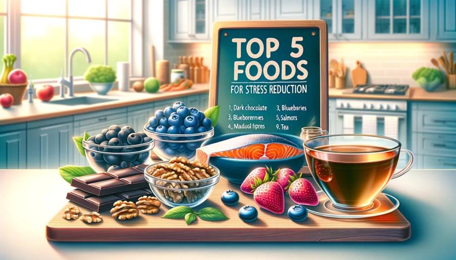 TOP 5 Foods to Reduce Stress
