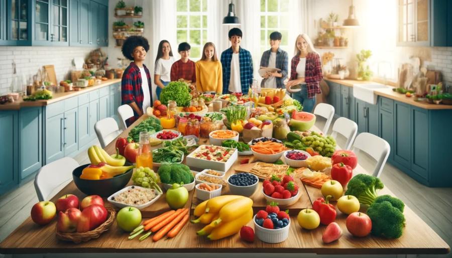 Balanced kosher diet for children and teenagers